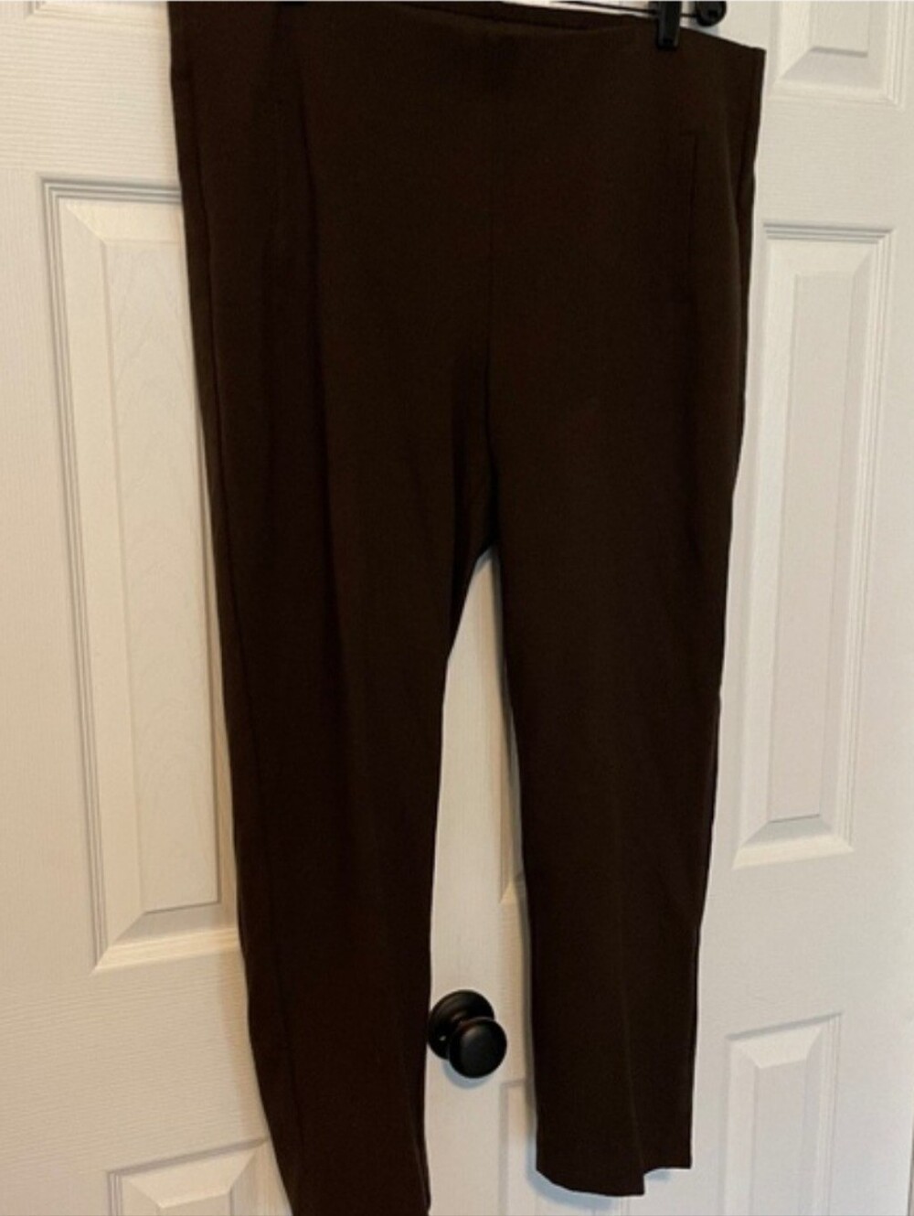 Chico's Straight Leg Pants in Dark Brown